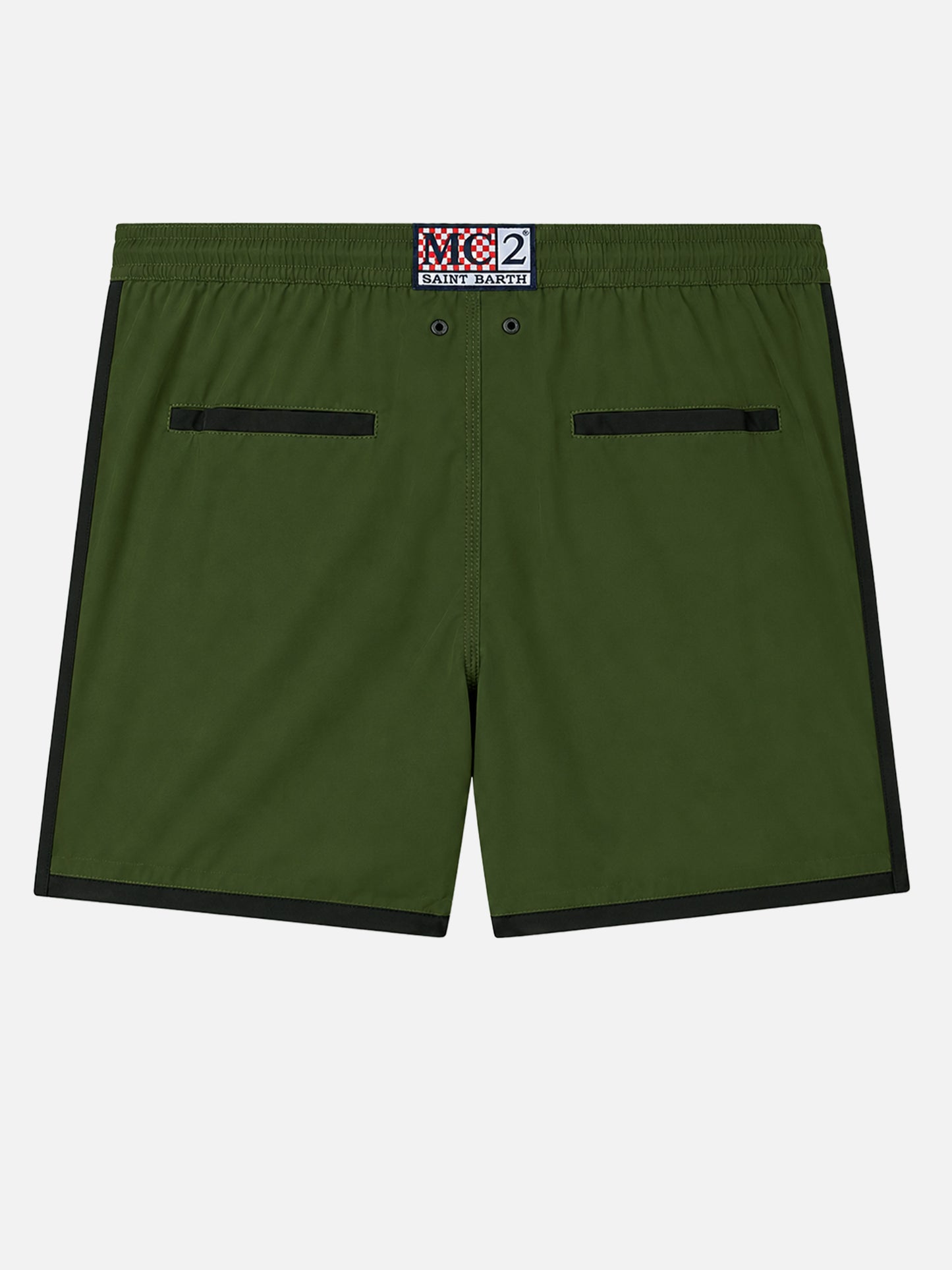 Costume mare Alphaclub in tessuto tecnico verde militare