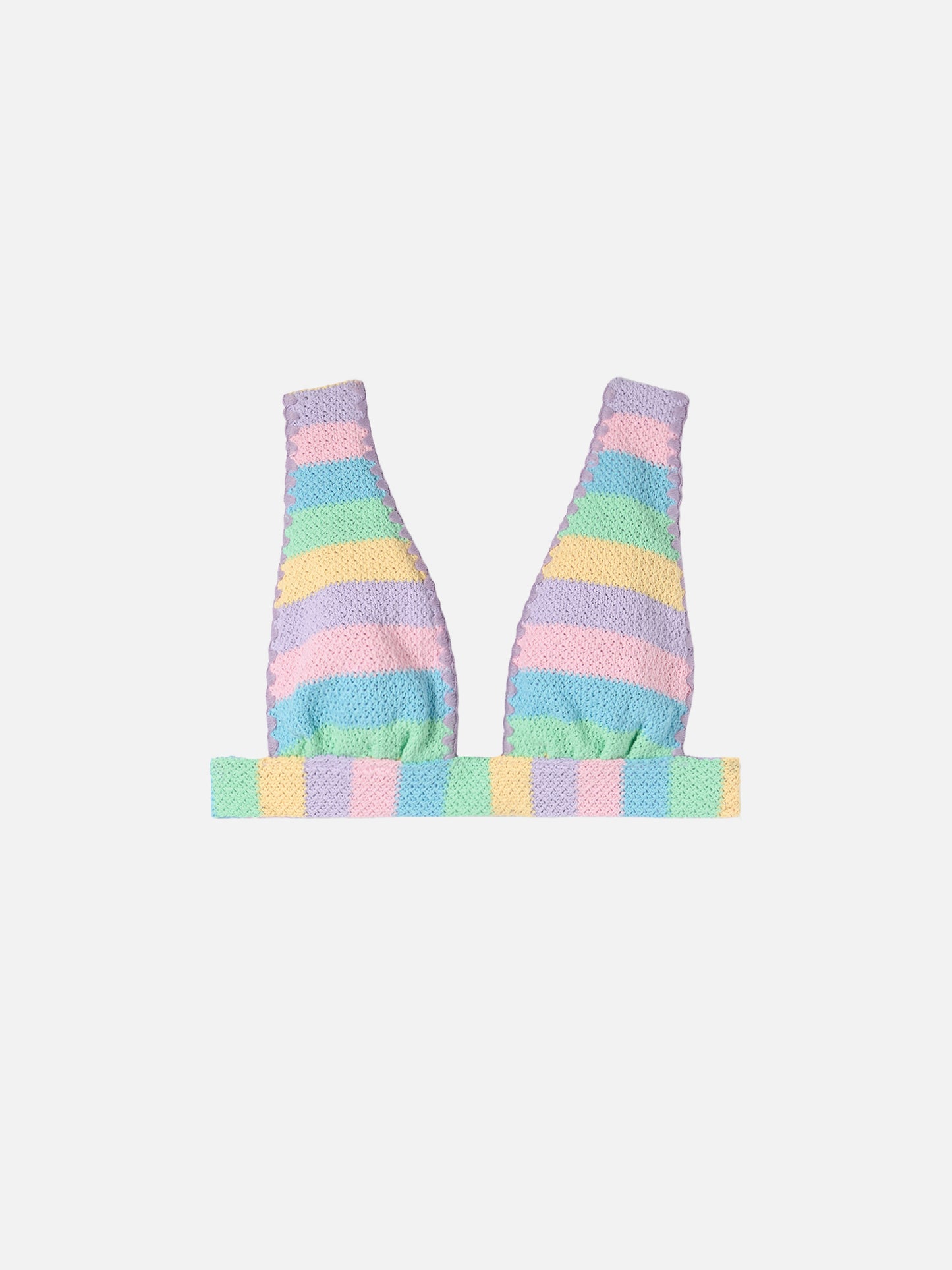 Triangolo fisso Allycia in crochet