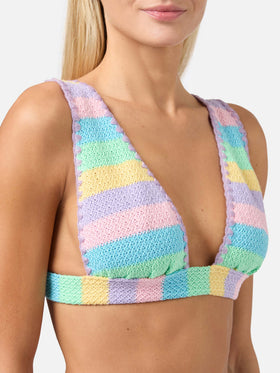 Triangolo fisso Allycia in crochet