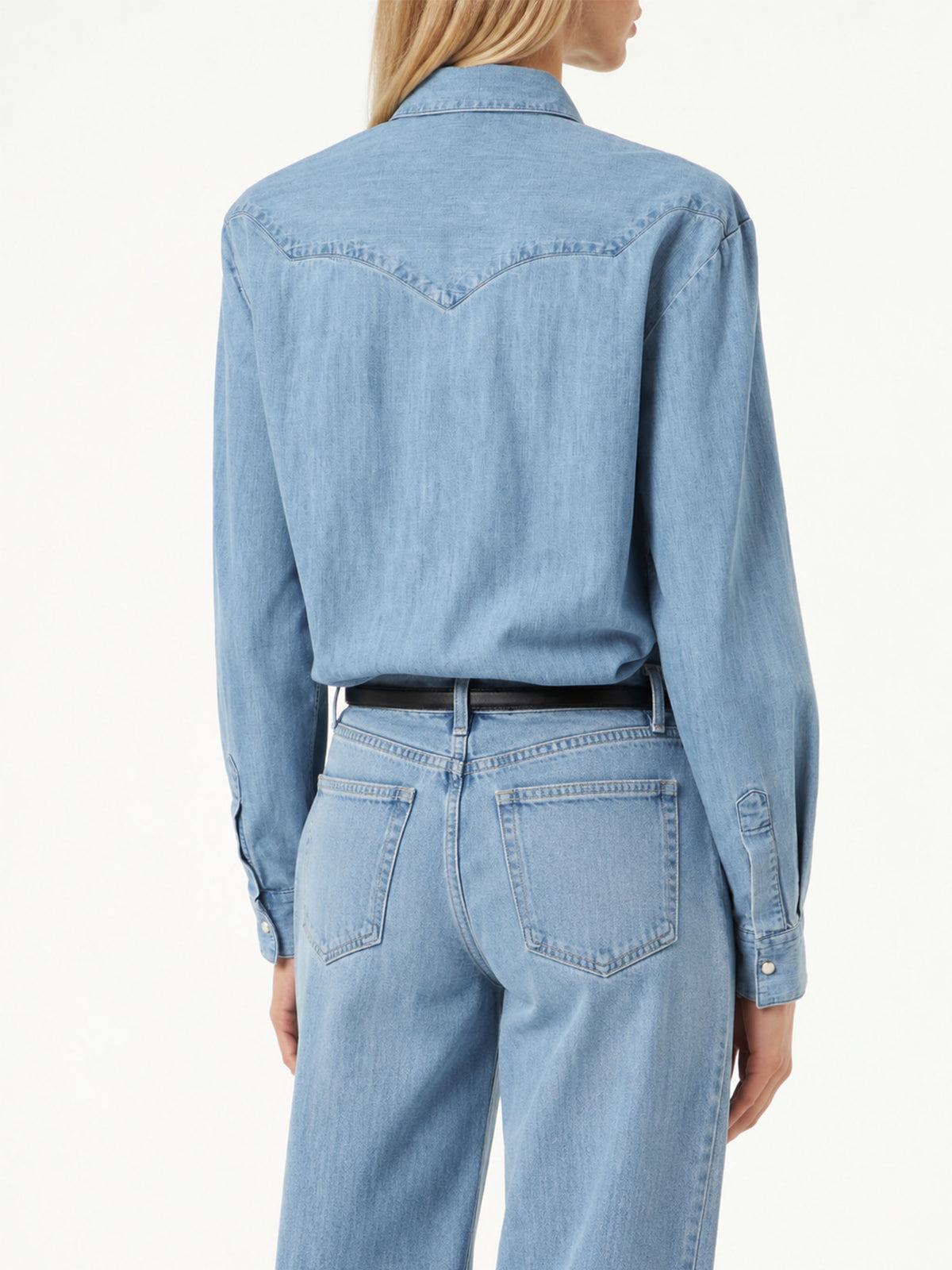Camisa vaquera Amaya Tex en denim azul claro 