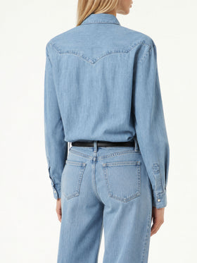 Camisa vaquera Amaya Tex en denim azul claro 