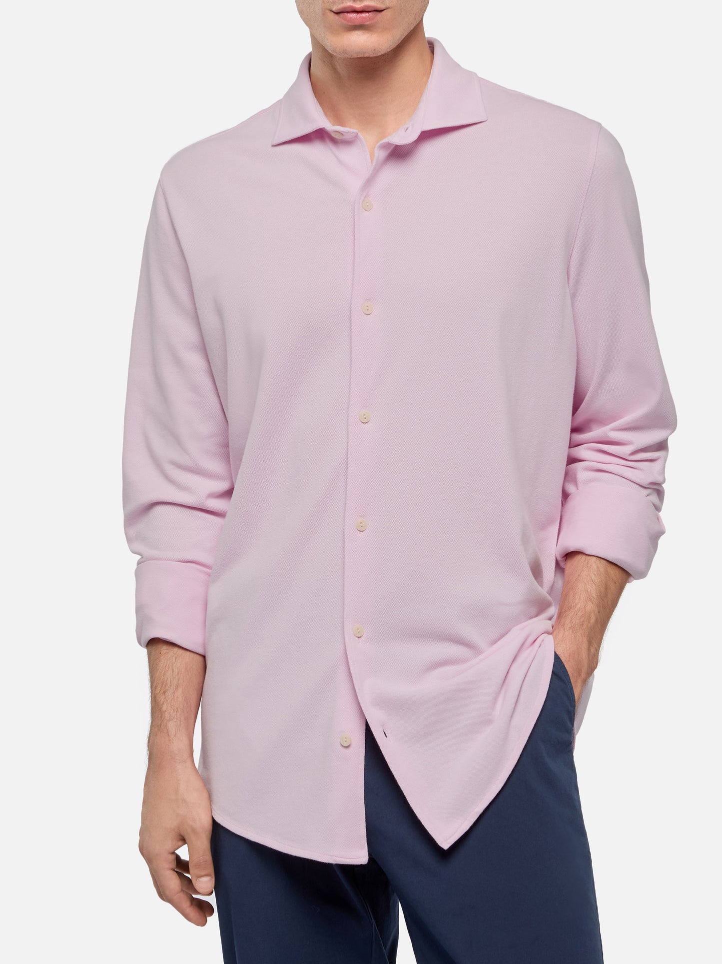 Amalfi pinkes Piqué-Trikot