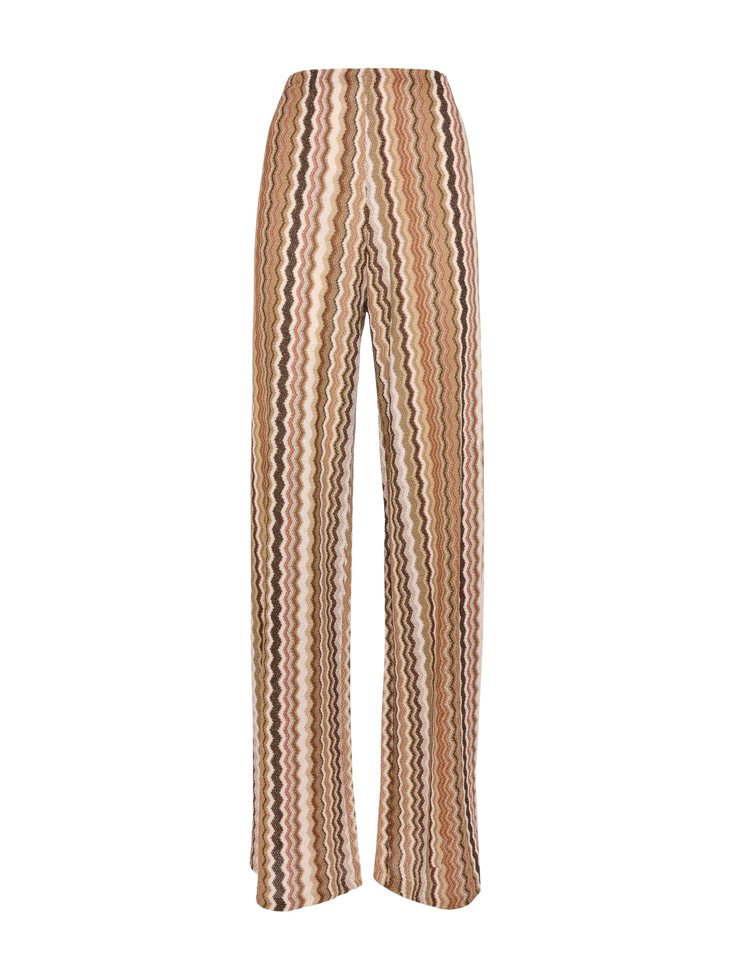 Amalia wide-leg trousers in raschel knit - MC2 Saint Barth