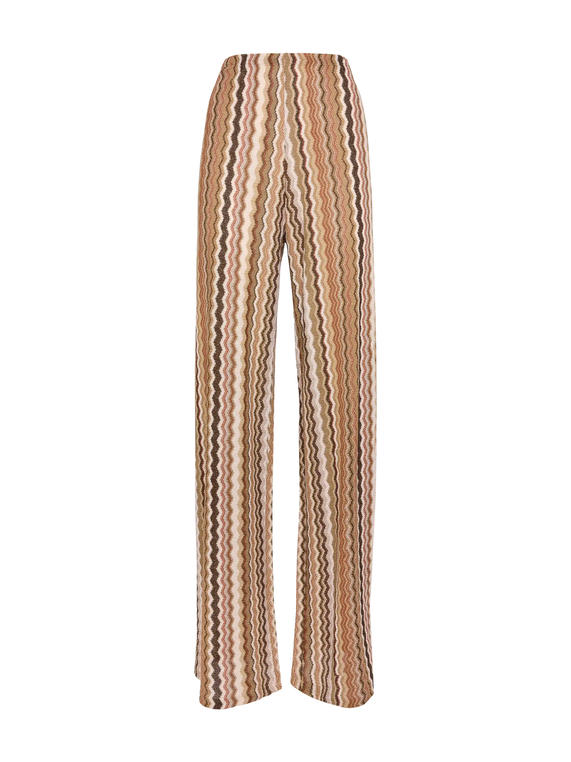 Amalia wide-leg trousers in raschel knit - MC2 Saint Barth