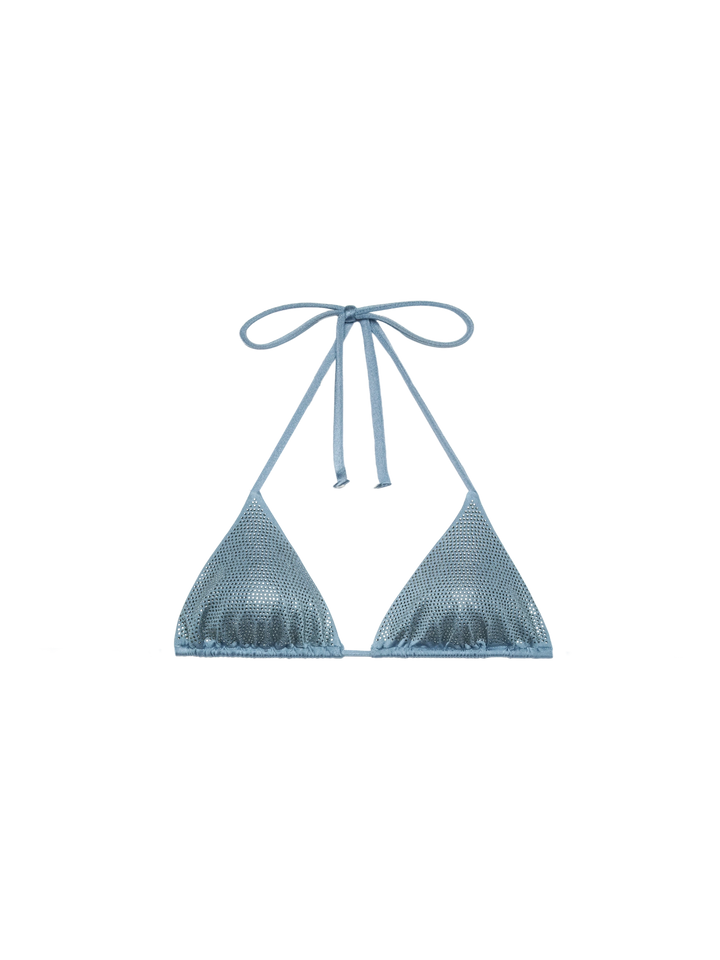 Annabelle riangle top swimsuit with rhinestones - MC2 Saint Barth