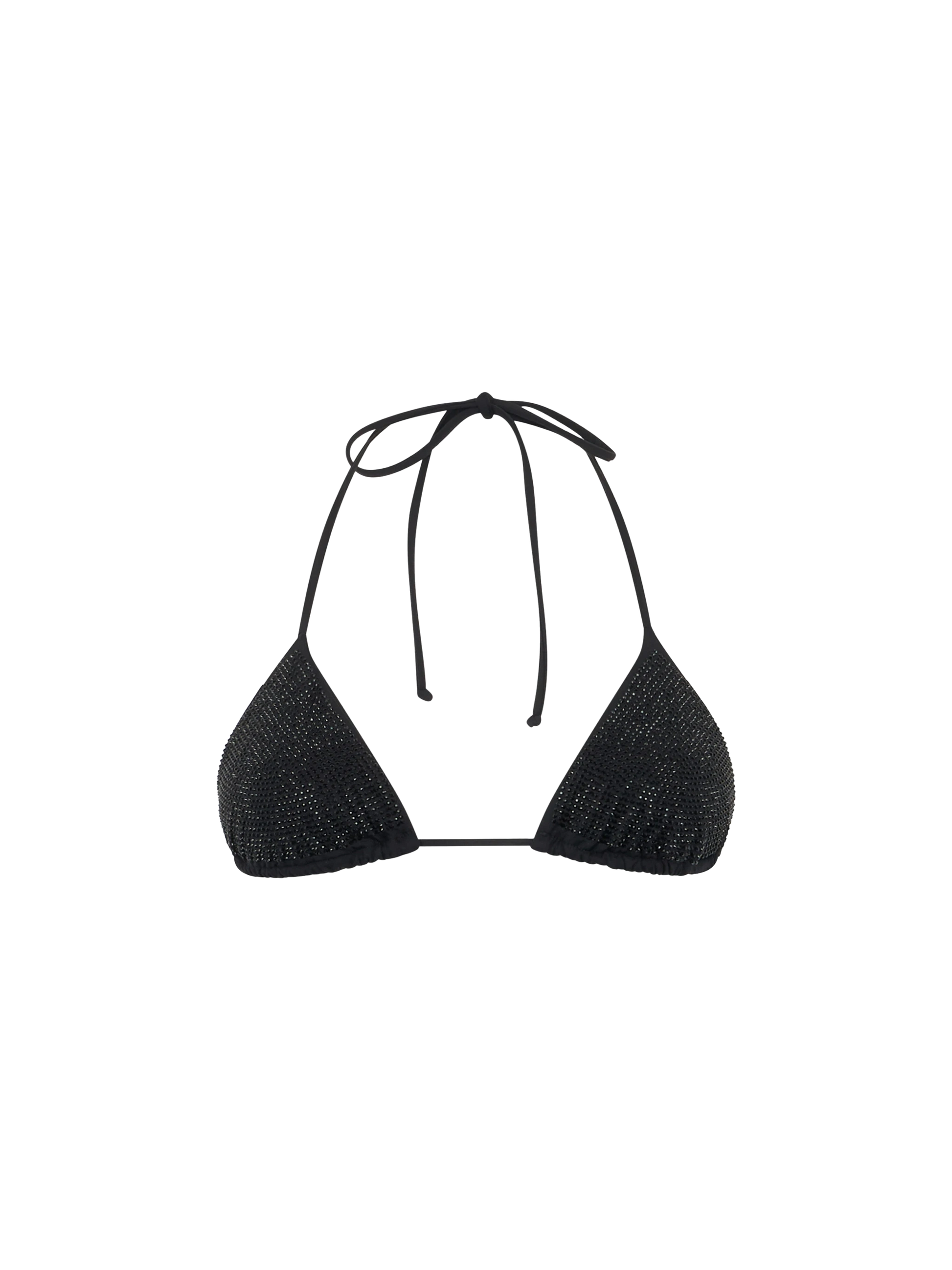 Woman triangle top swimsuit Annabelle with rhinestones - MC2 Saint Barth