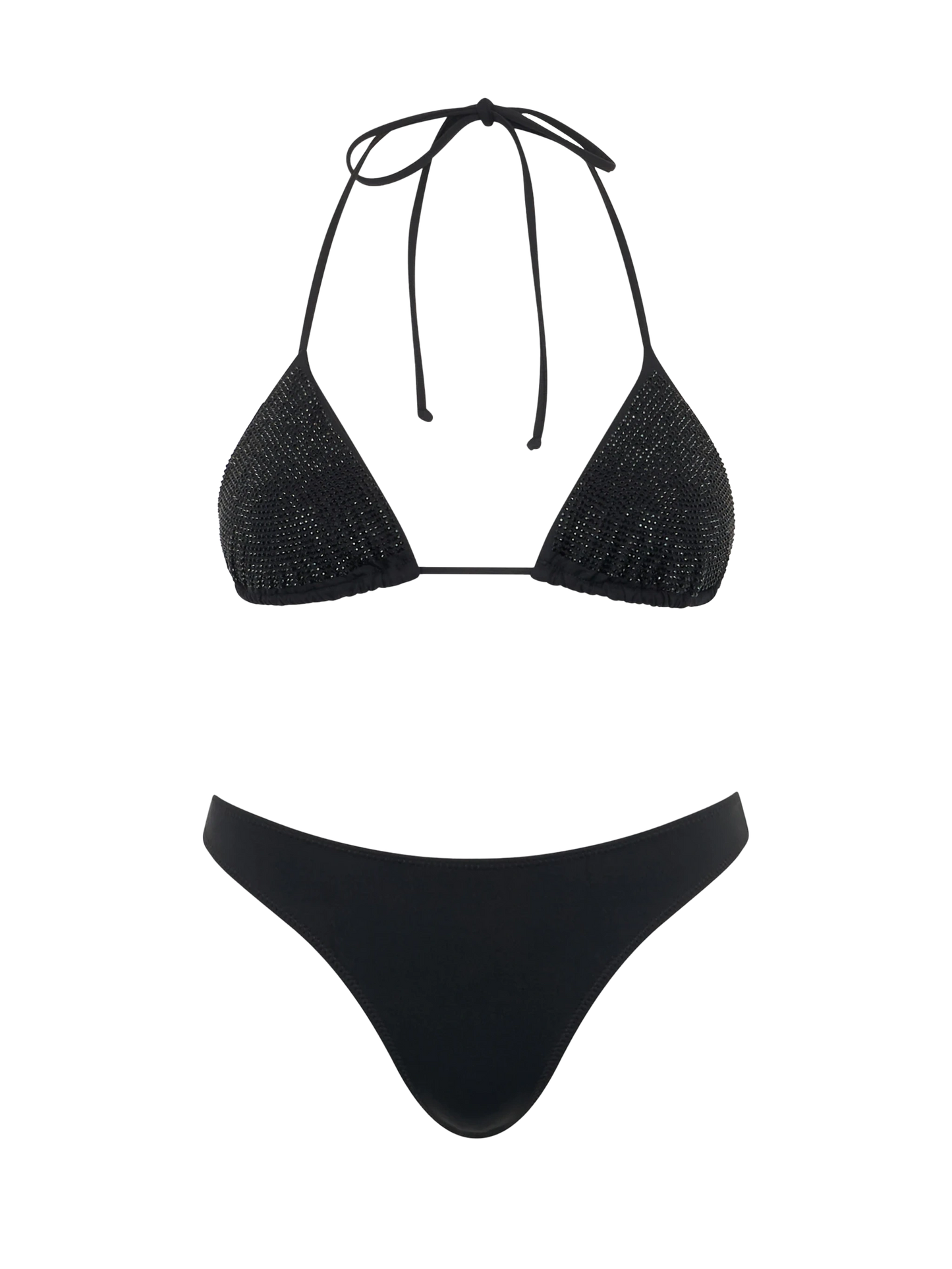 Woman triangle bikini Annabelle Virgo with rhinestones - MC2 Saint Barth