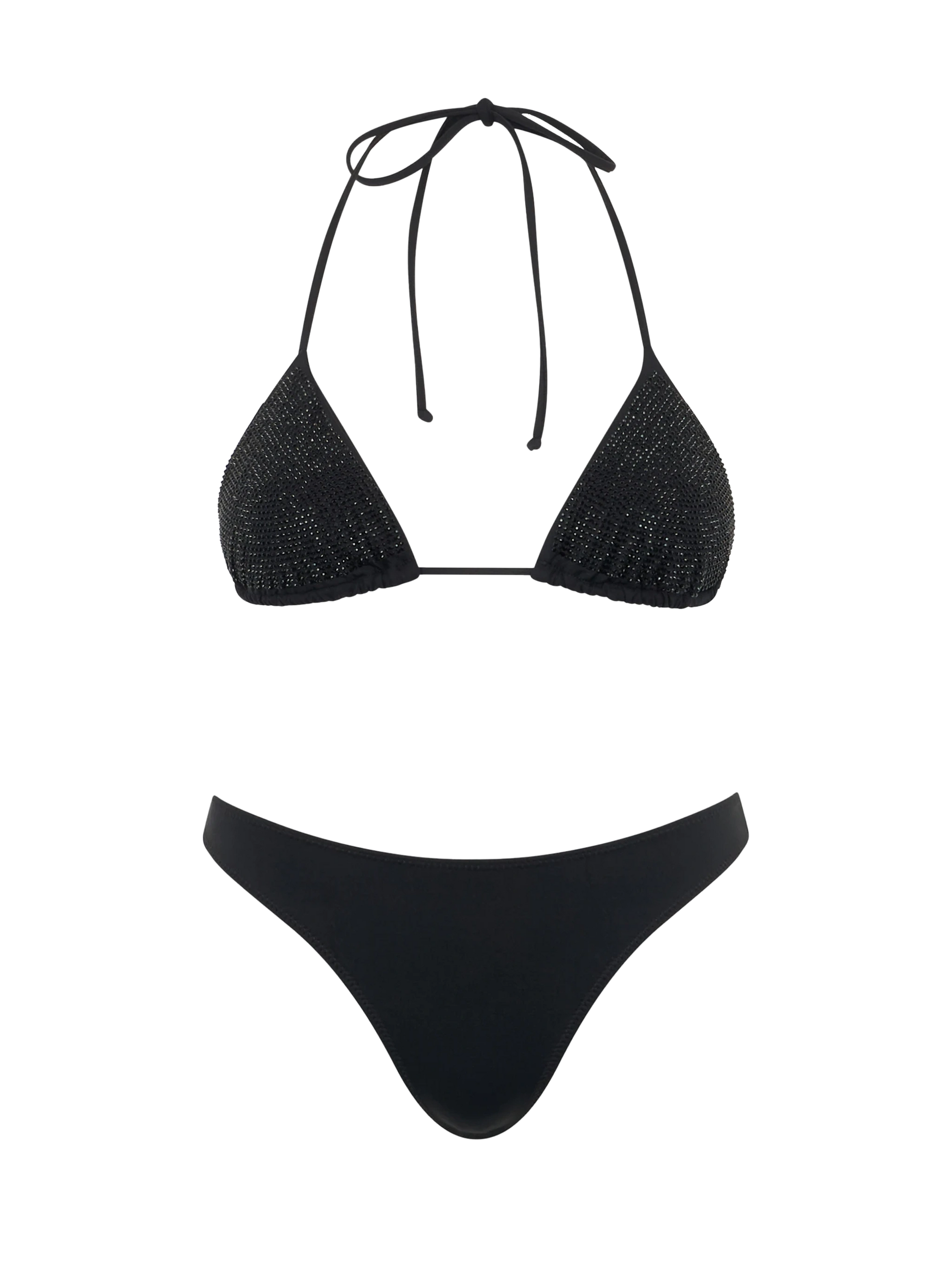 Woman triangle bikini Annabelle Virgo with rhinestones - MC2 Saint Barth