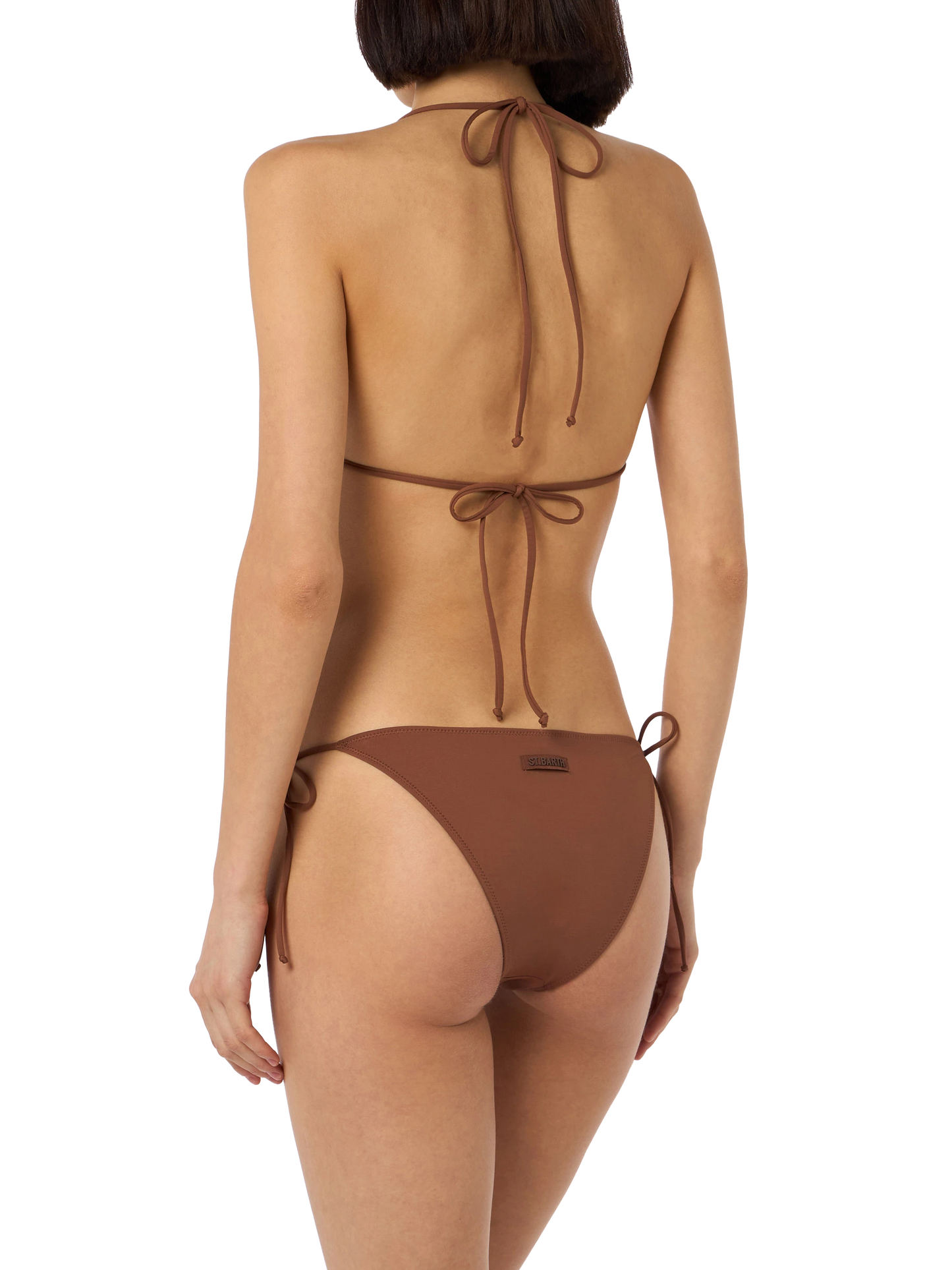 Woman classic swim briefs Virgo with rhinestones - MC2 Saint Barth