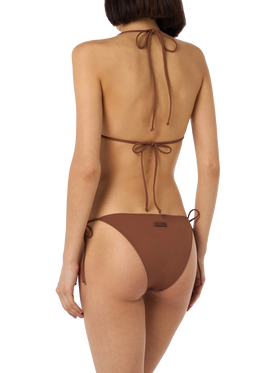 Woman classic swim briefs Virgo with rhinestones - MC2 Saint Barth