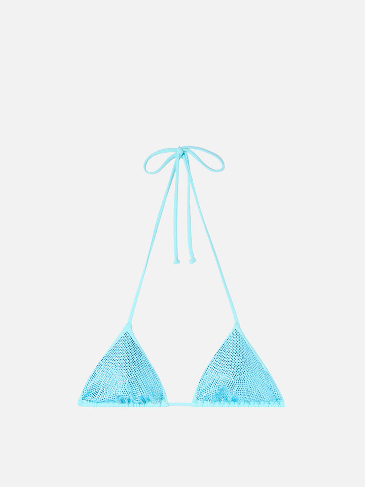 Costume da bagno donna top triangolo Annabelle con strass