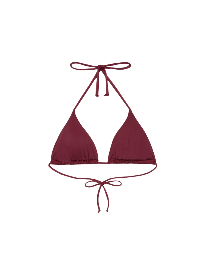 Annabelle riangle top swimsuit with rhinestones - MC2 Saint Barth