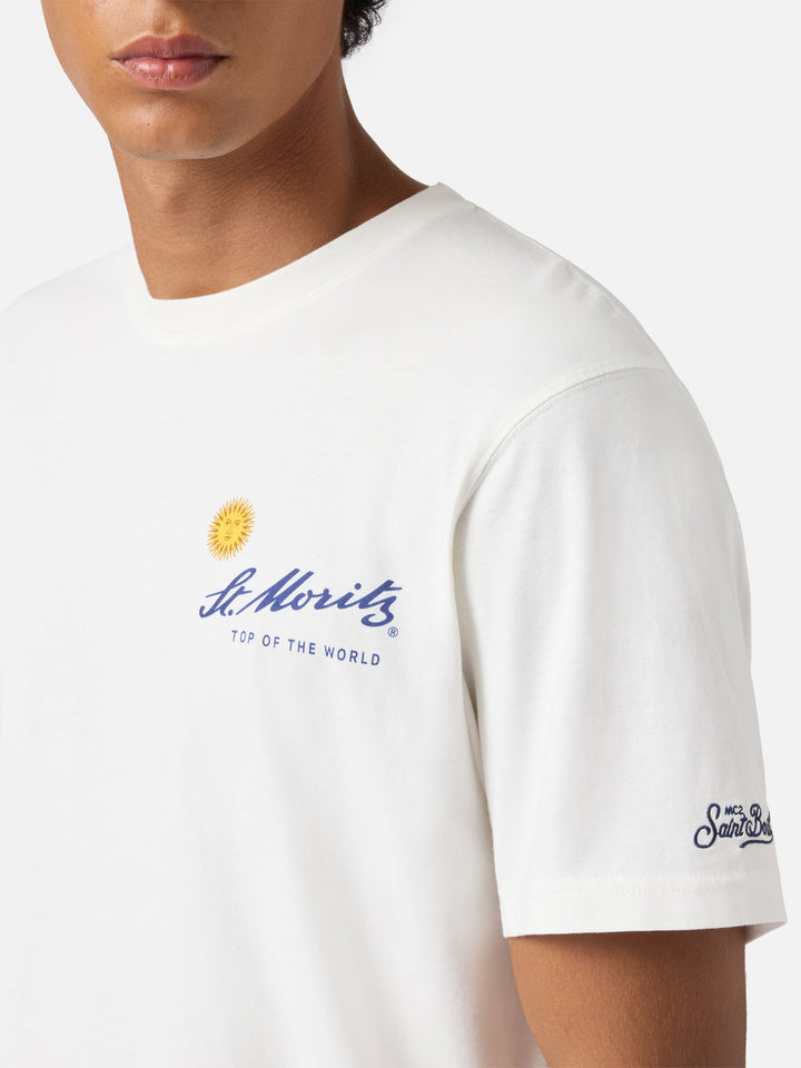 T-shirt Arnott in cotone invernale con stampa St. Moritz | ST. MORITZ TOP OF THE WORLD SPECIAL EDITION