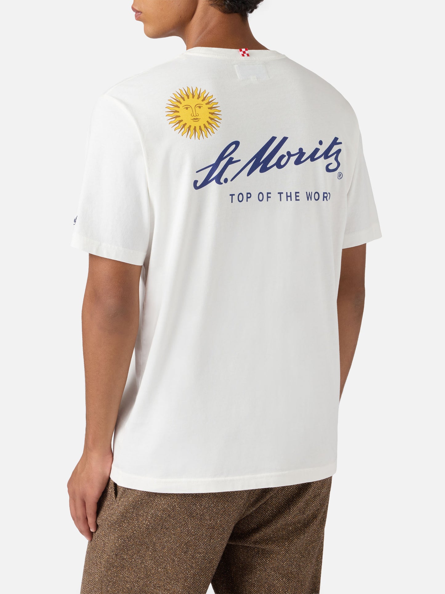 Winter cotton t-shirt Arnott with St. Moritz print | ST. MORITZ TOP OF THE WORLD SPECIAL EDITION