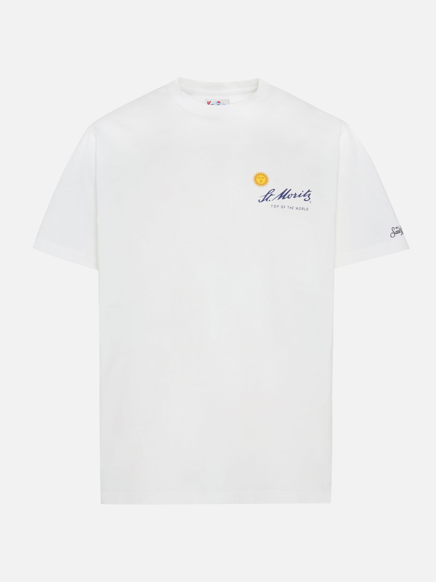 Winter cotton t-shirt Arnott with St. Moritz print | ST. MORITZ TOP OF THE WORLD SPECIAL EDITION