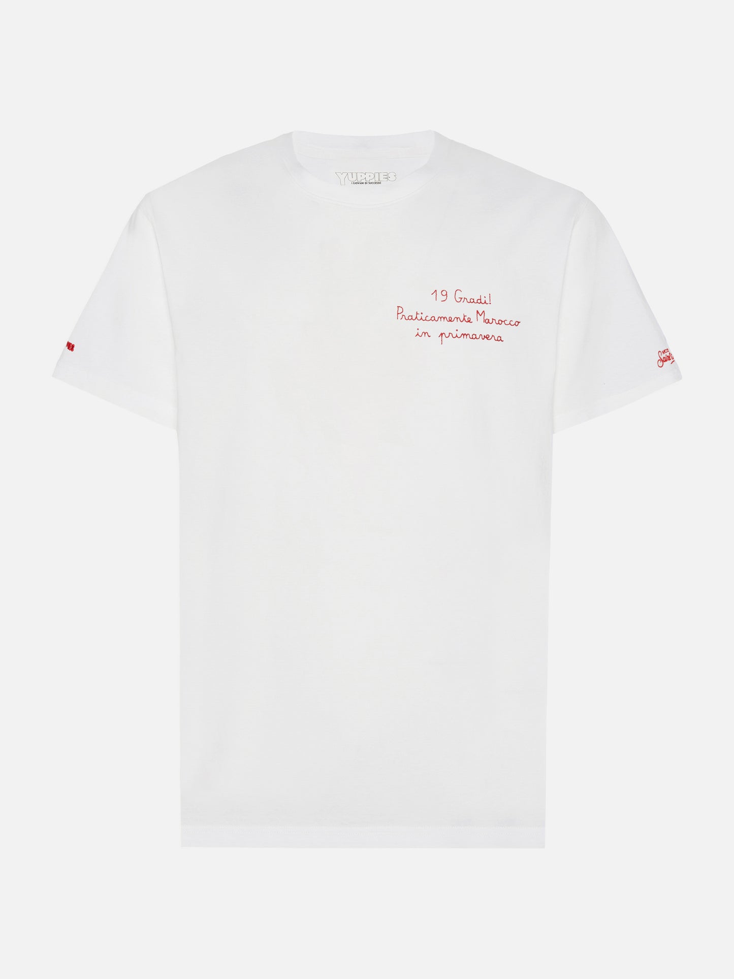 T-shirt in cotone invernale Arnott con ricamo Praticamente Marocco... | YUPPIES EDIZIONE SPECIALE