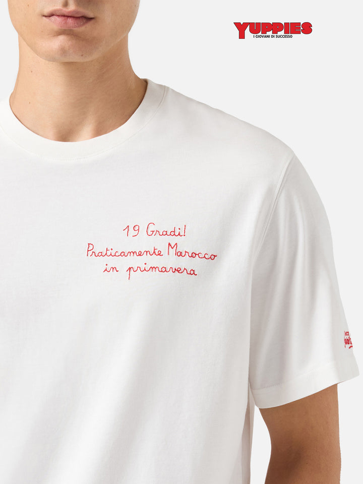 T-shirt in cotone invernale Arnott con ricamo Praticamente Marocco... | YUPPIES EDIZIONE SPECIALE