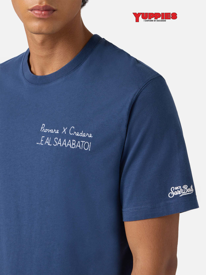 T-shirt in cotone invernale Arnott con ricamo Provare per credere | YUPPIES SPECIAL EDITION