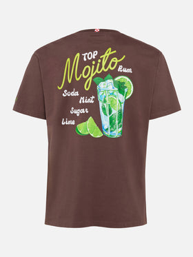 Winter cotton t-shirt Arnott with Mojito print - MC2 Saint Barth