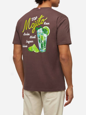 Winter cotton t-shirt Arnott with Mojito print - MC2 Saint Barth