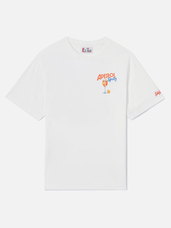 T-shirt Arnott off white in cotone con stampa Aperol Spritz | Special edition