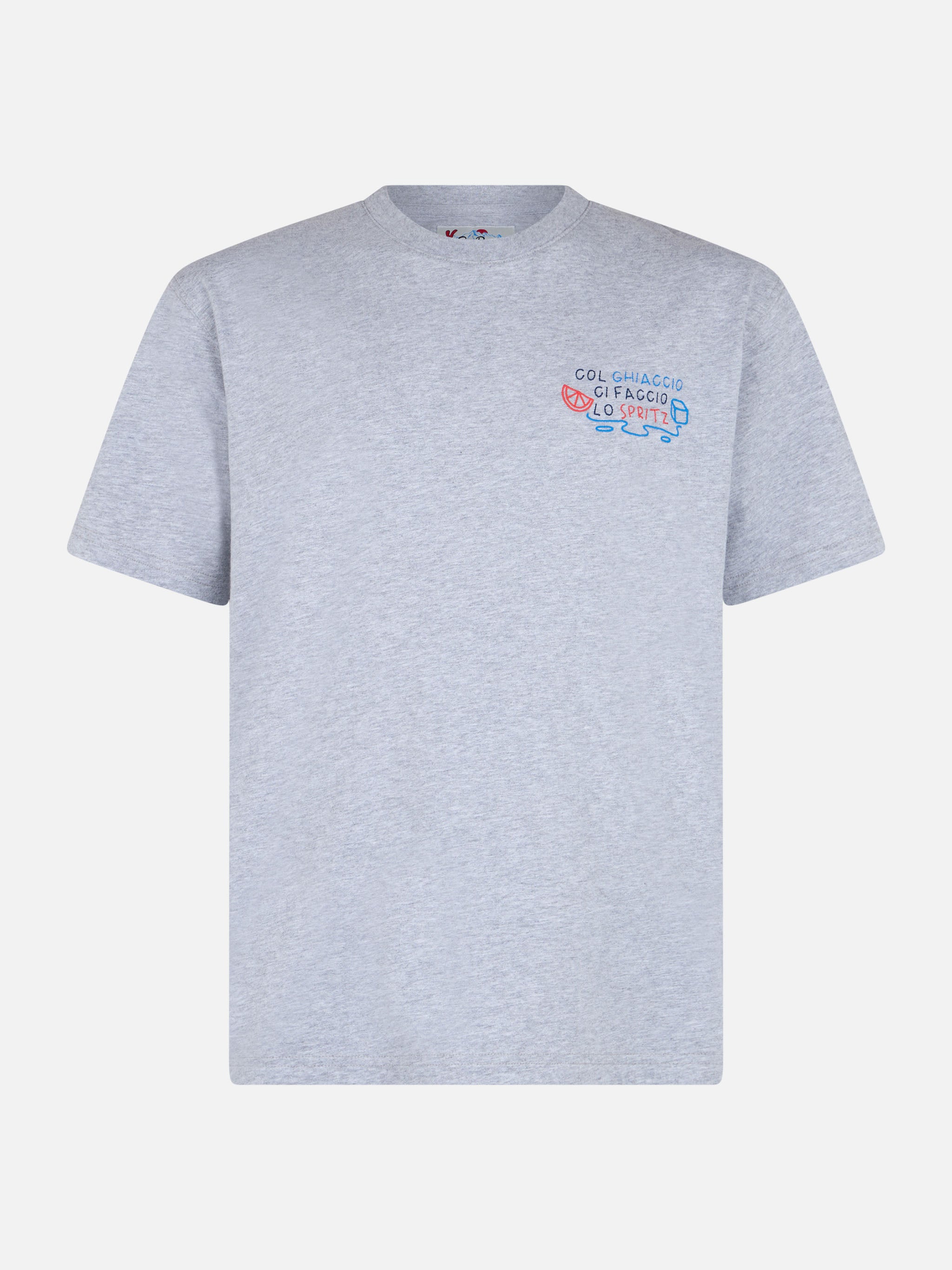 T-shirt Arnott con ricamo Col ghiaccio ci faccio lo Spritz | Special E ...