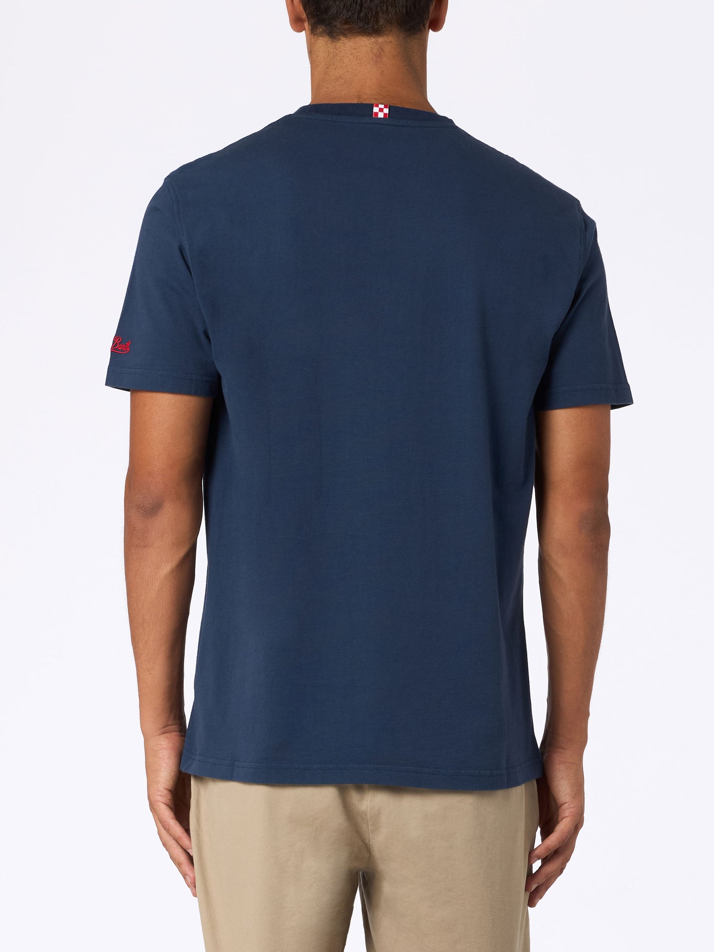 Man heavy cotton t-shirt Arnott with Crypto Ducktona watch print | CRYPTO PUPPETS SPECIAL EDITION - MC2 Saint Barth