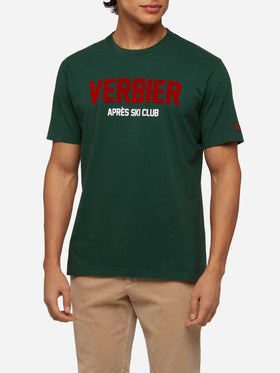 Winter cotton t-shirt Arnott with Verbier Aprés Ski print - MC2 Saint Barth