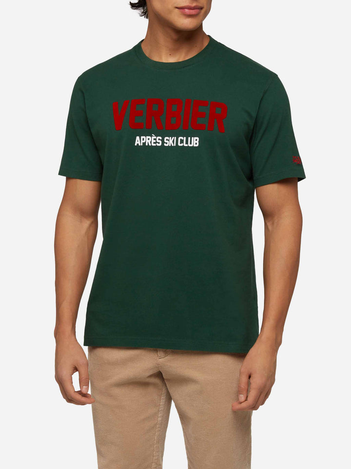 Winter cotton t-shirt Arnott with Verbier Aprés Ski print - MC2 Saint Barth