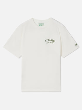 T-shirt Arnott bianca con stampa St. Barth Golf Society