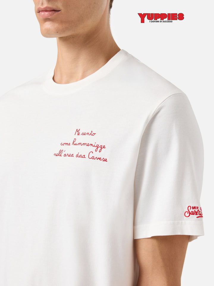 T-shirt in cotone invernale Arnott con ricamo Come Rumenigge... | YUPPIES EDIZIONE SPECIALE