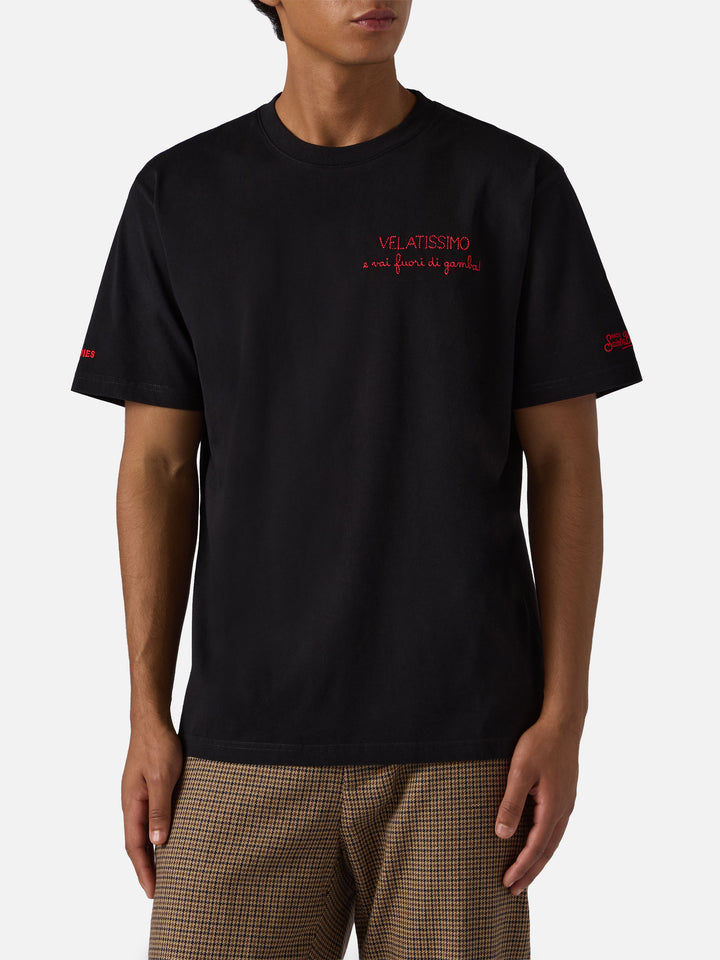 T-shirt in cotone invernale Arnott con ricamo VELATISSIMO... | YUPPIES EDIZIONE SPECIALE