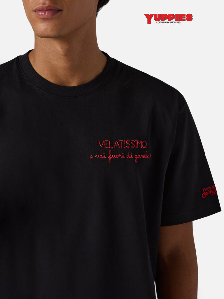 T-shirt in cotone invernale Arnott con ricamo VELATISSIMO... | YUPPIES EDIZIONE SPECIALE