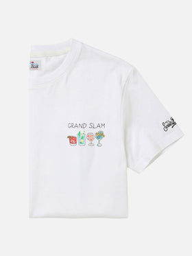 T-shirt en coton Off white Arnott avec broderie Grand Slam 