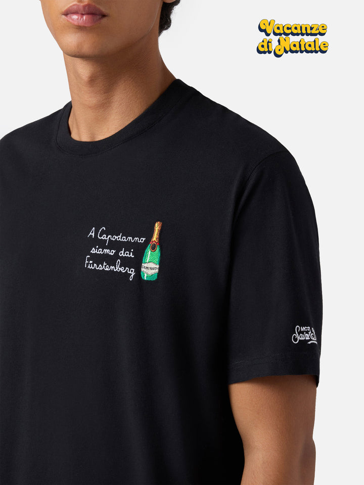 T-shirt Arnott Warm in cotone invernale con ricamo Dai Fürstenberg! | VACANZE DI NATALE EDIZIONE SPECIALE