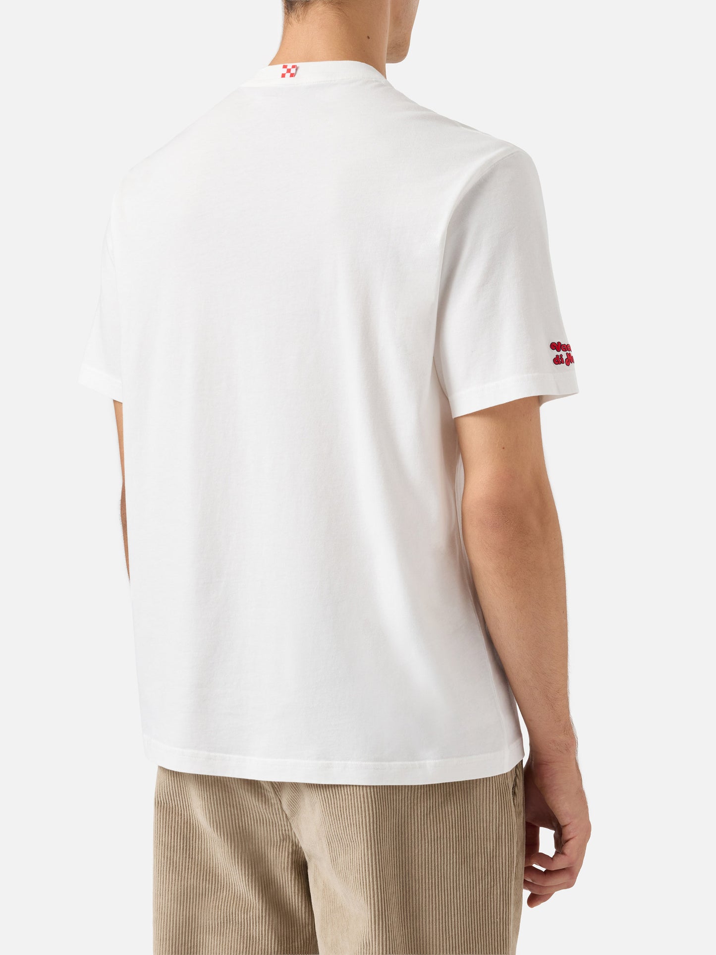 Winter cotton t-shirt Arnott Warm with Levateje er vino embroidery | VACANZE DI NATALE SPECIAL EDITION