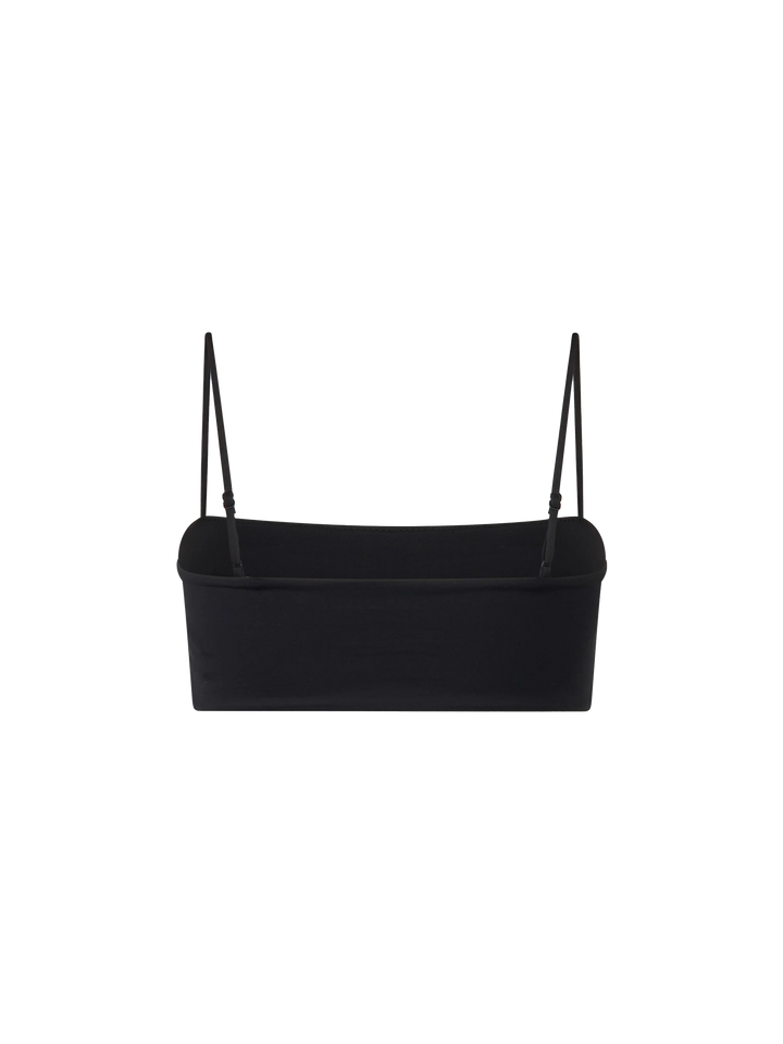 Woman zebra bandeau top swimsuit with rhinestones - MC2 Saint Barth