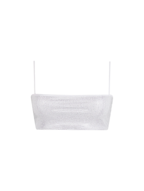 Woman bandeau top swimsuit with rhinestones - MC2 Saint Barth