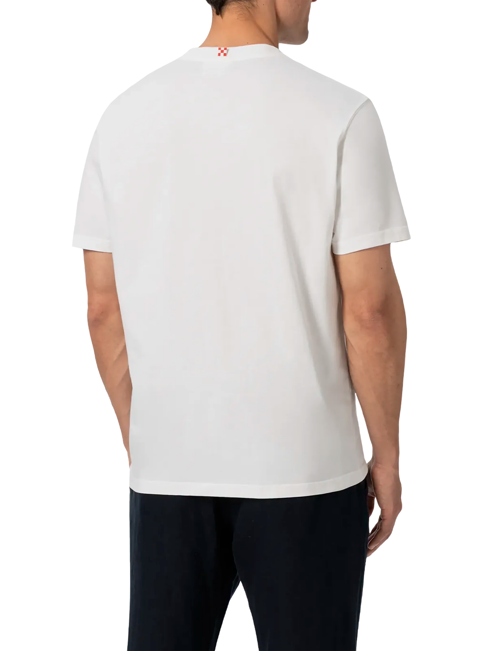 Cotton t-shirt Austin with embroidery and watch print - MC2 Saint Barth