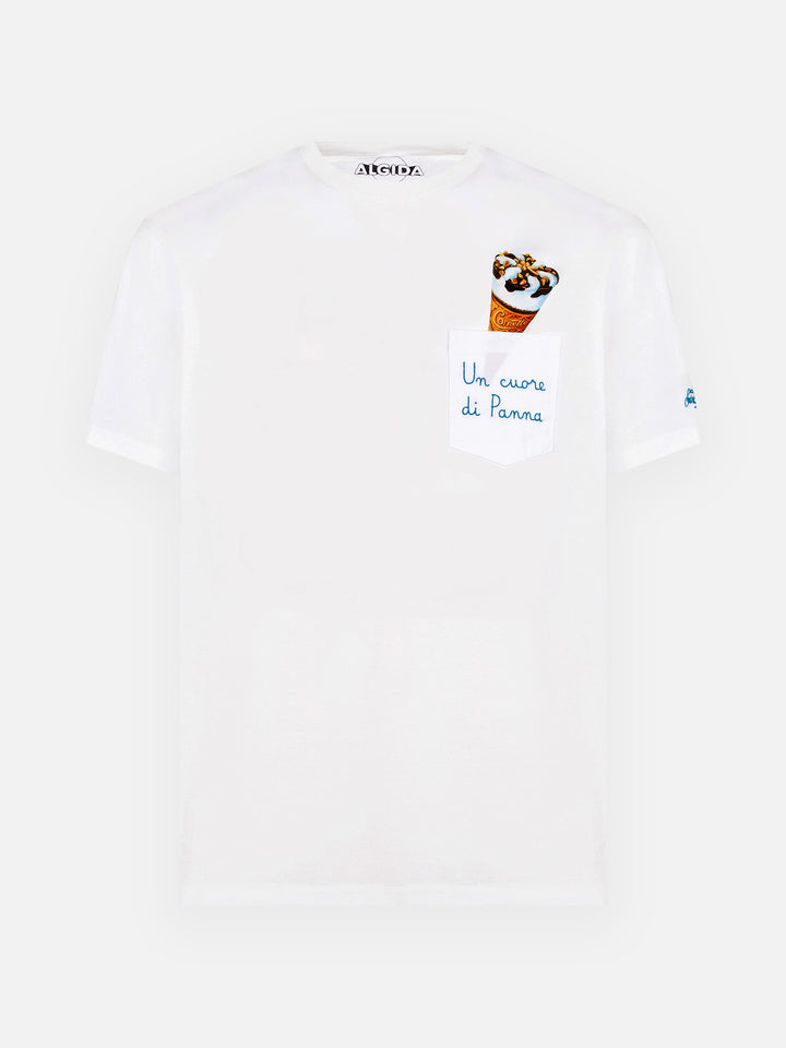 Cornetto cotton t-shirt with embroidery | Algida® Special Edition