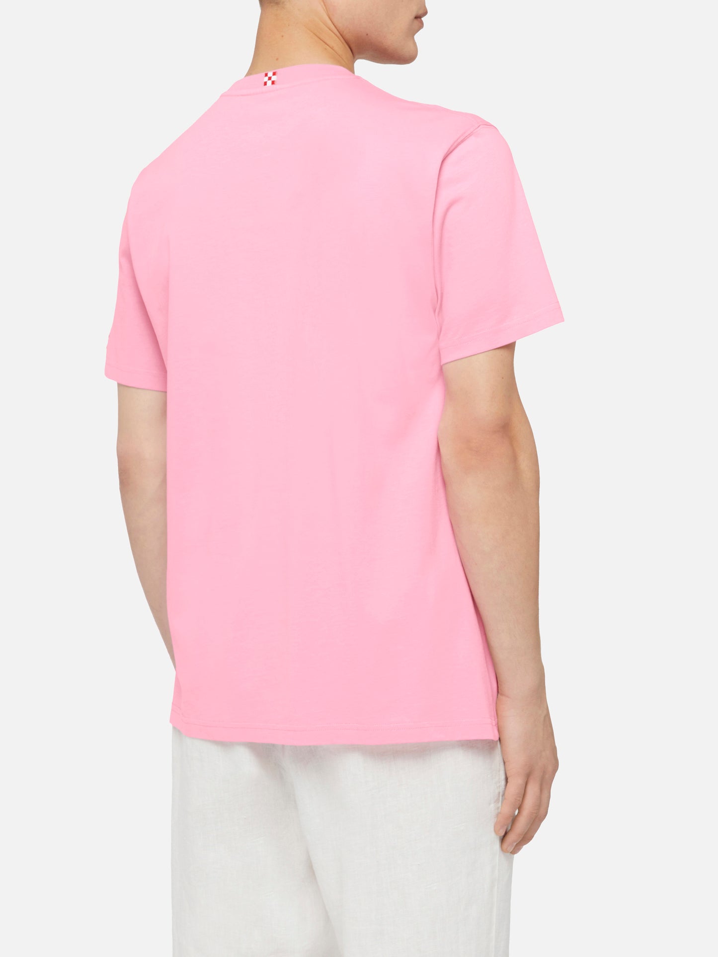 Cotton t-shirt Austin with embroidery and watch print - MC2 Saint Barth