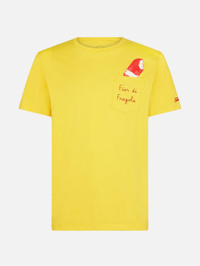 Fior di Fragola cotton t-shirt with embroidery| ALGIDA® SPECIAL EDITION