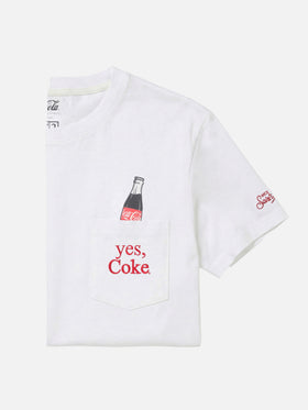 T-shirt Austin blanc avec imprimé Yes, Coke | Édition spéciale 