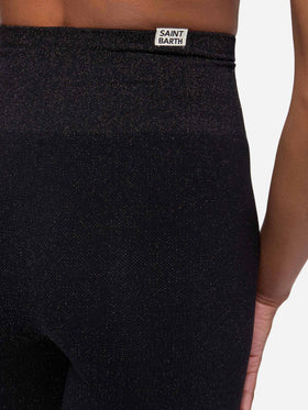 Black lurex legging Avice