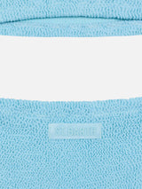 Light blue crinkle classic bralette bikini Baker