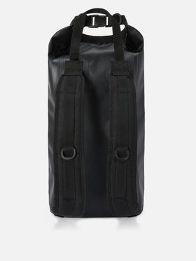 Backpack Aqua backpack in black solid-color PVC with printed logo