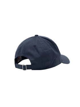 Baseball navy blue cotton linen cap - MC2 Saint Barth