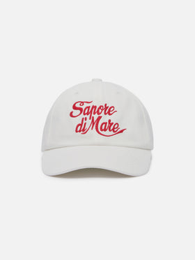 Baseball white cotton cap with embroidery | SAPORE DI MARE SPECIAL EDITION