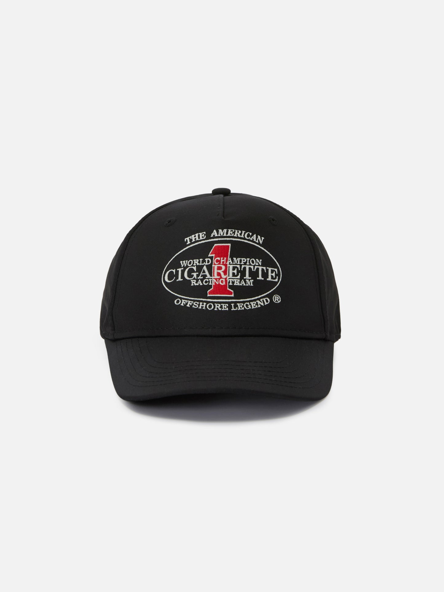 Gorra de béisbol con visera en negro con bordado Cigarette | CIGARETTE SPECIAL EDITION 