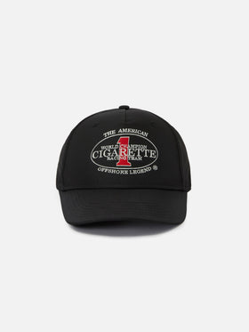 Gorra de béisbol con visera en negro con bordado Cigarette | CIGARETTE SPECIAL EDITION 
